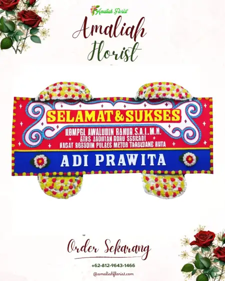 Papan Bunga Ucapan Selamat Genengadal